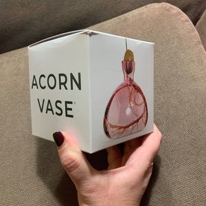 Ilex Studio Acorn Vase in Rose (NIB)